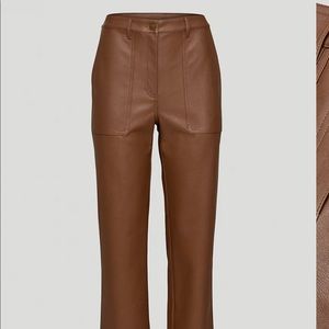 NWT Aritzia Vegan Leather Pants